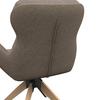 STOL MED ARMSTÖD NEELIA - brun/naturfärgad, Modern, metall/trä (59,5/93/69cm) - Bessagi Home