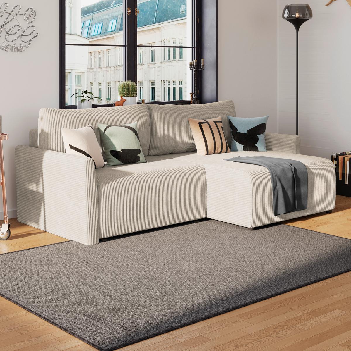 Coltar SONOS - ecru, Modern, textil (228/146cm) - Modern Living