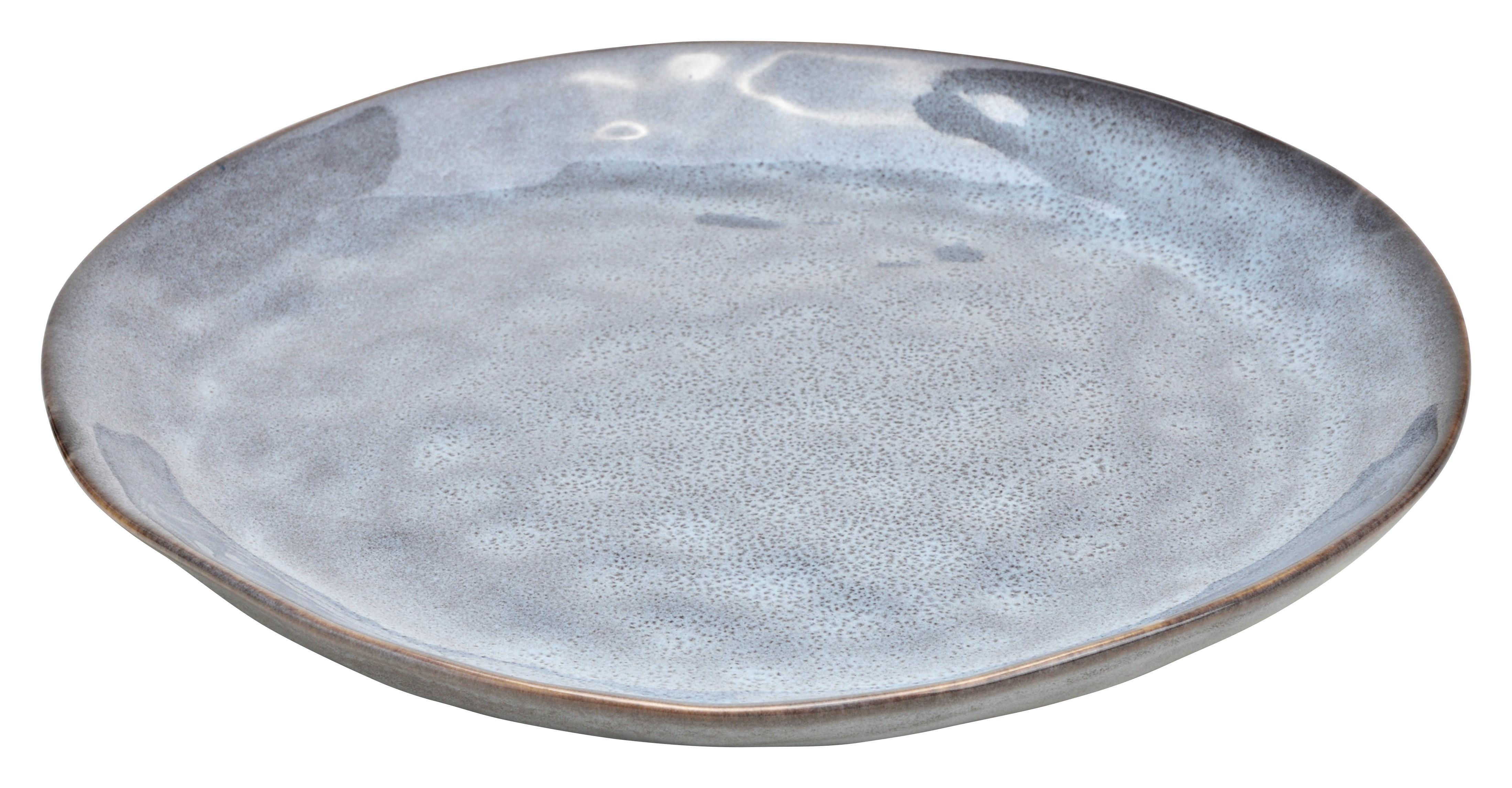 KOMPLET TALERZY OBIADOWYCH 10033087 - szary, Basics, ceramika (26cm)