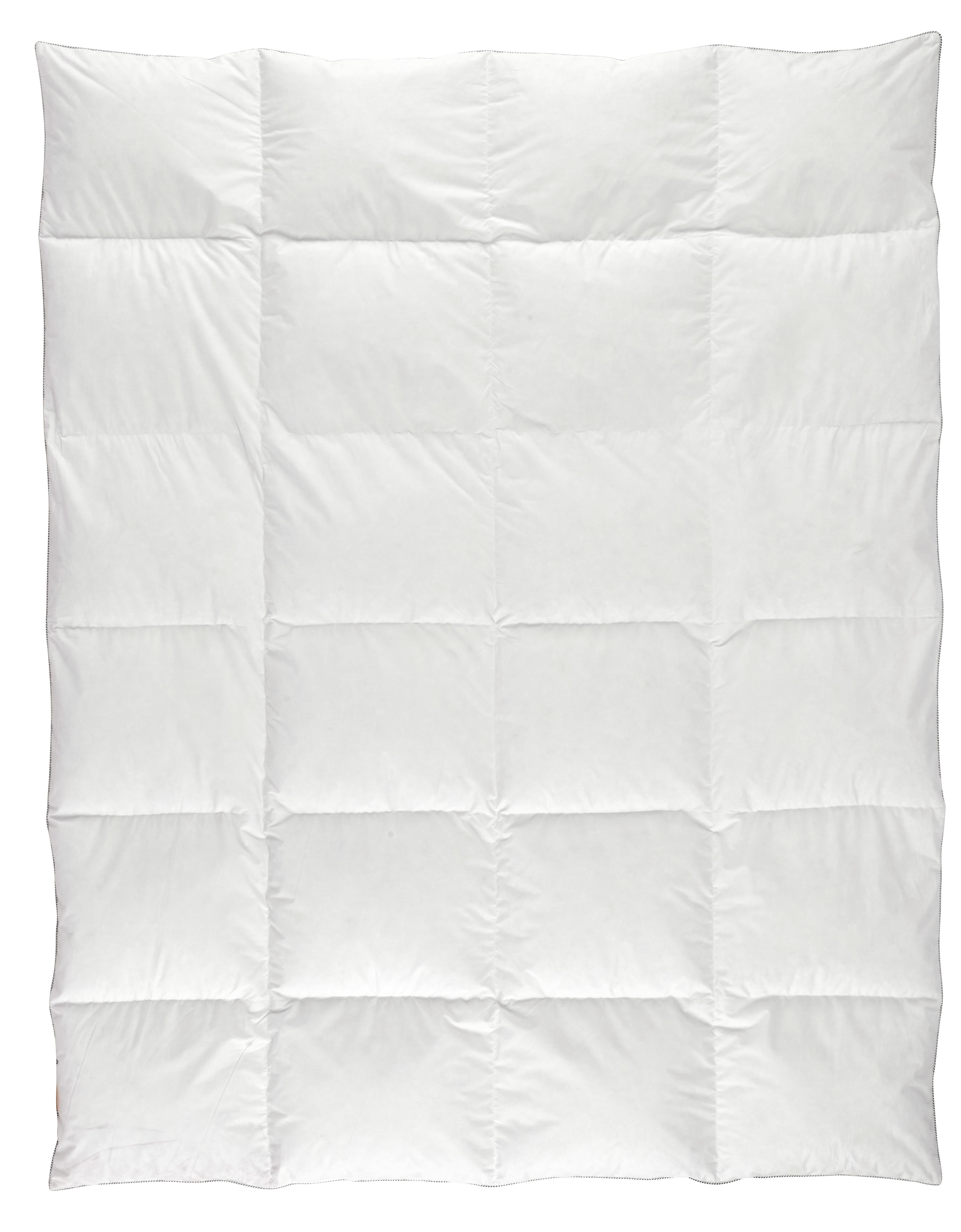 Daunendecke Zirbe ca. 140x200cm - Weiss, Modern, Textil (140/200cm) - Premium Living