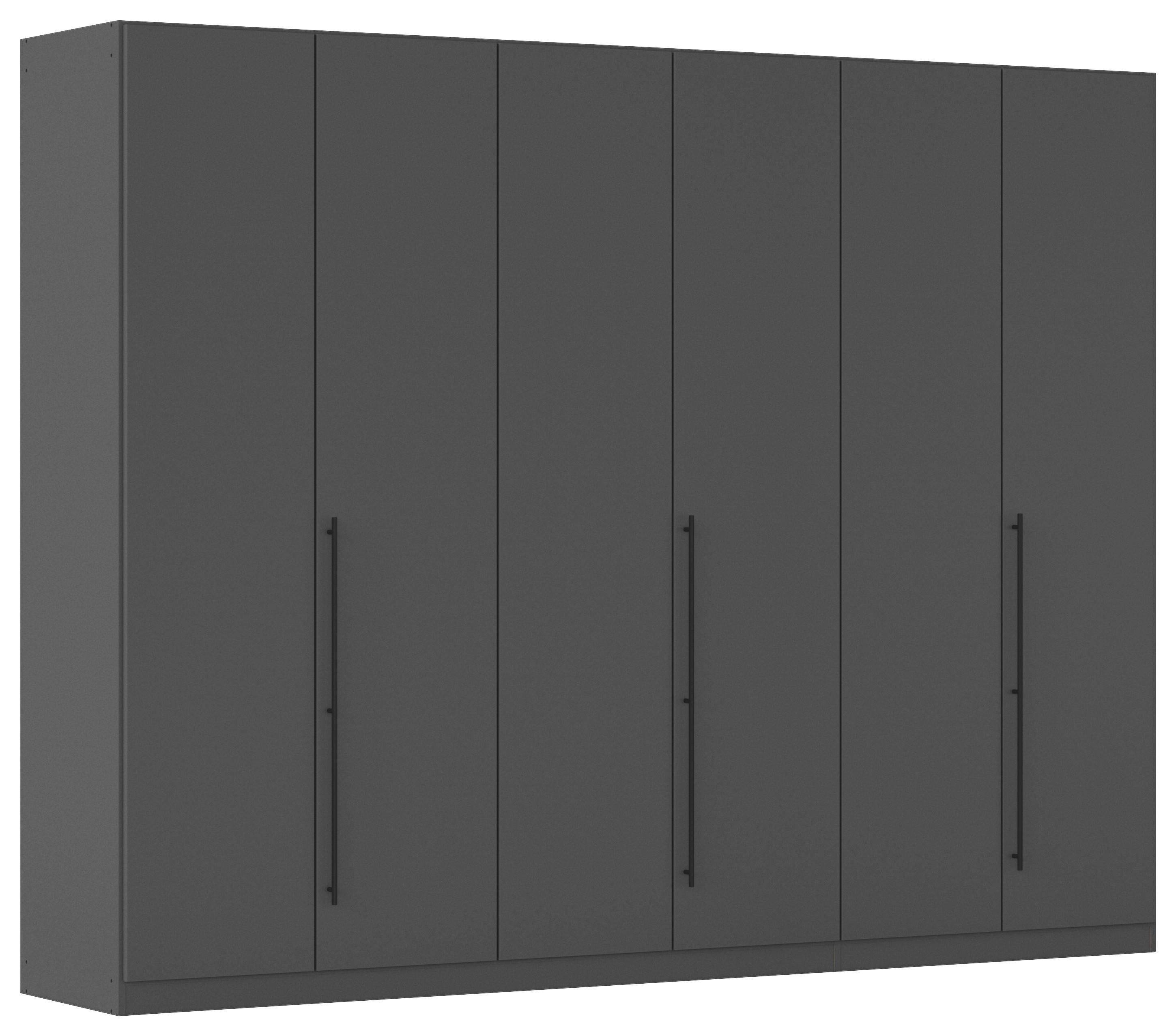 Kleiderschrank Safari Grau - Grau, KONVENTIONELL, Holzwerkstoff/Metall (271/210/54cm) - Based