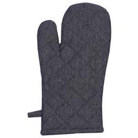 Ofenhandschuh Henry Schwarz - Schwarz, Modern, Textil (18/32cm) - Modern Living