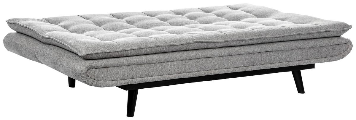 Schlafsofa Sun Grau - Schwarz/Grau, MODERN, Holz/Textil (190/83/93cm) - Mömax