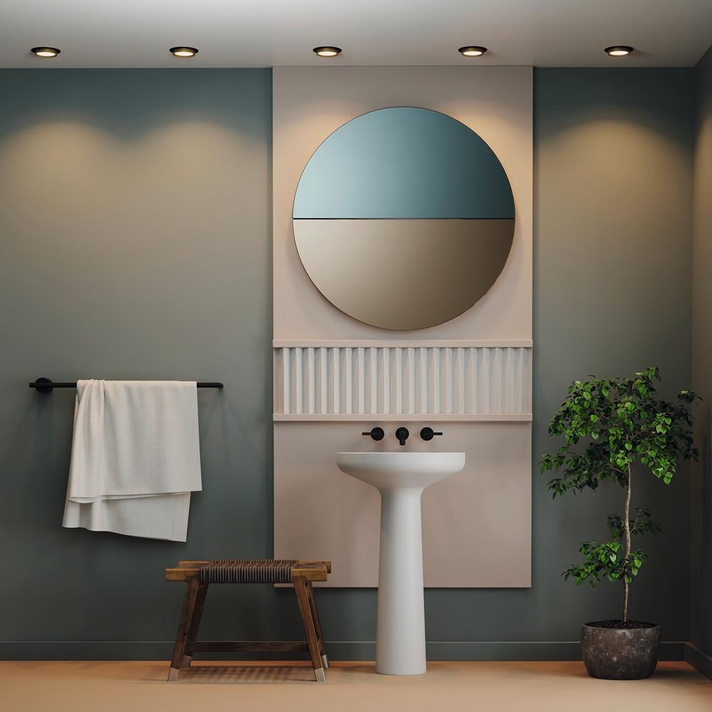 DECKENLEUCHTE HOOP - Goldfarben/Schwarz, Modern, Kunststoff/Metall (11/5,3cm) - MAYTONI