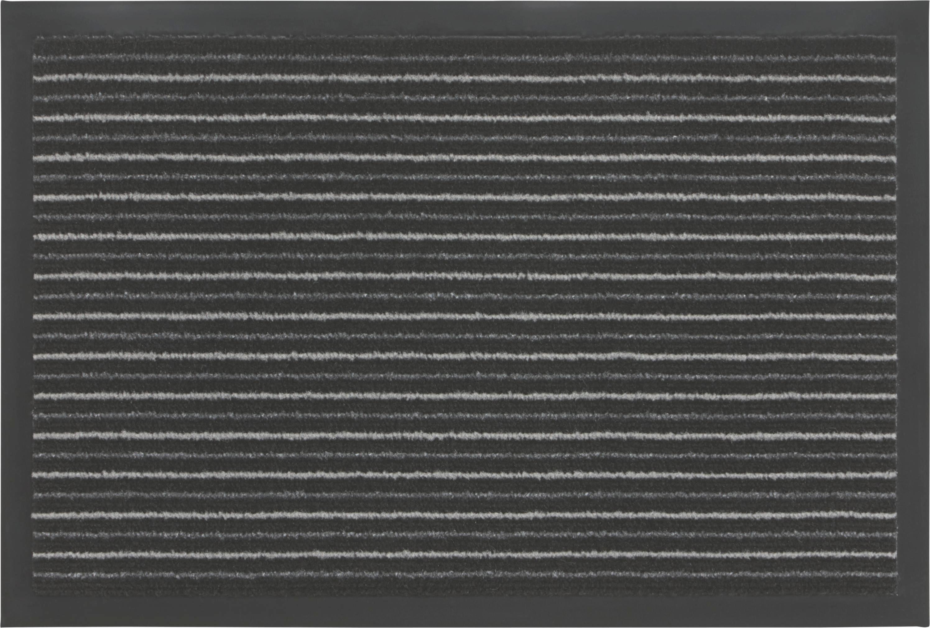 Fußmatte Tango, ca. 40x60cm - Schwarz/Grau, KONVENTIONELL, Textil (40/60cm) - Mömax modern living