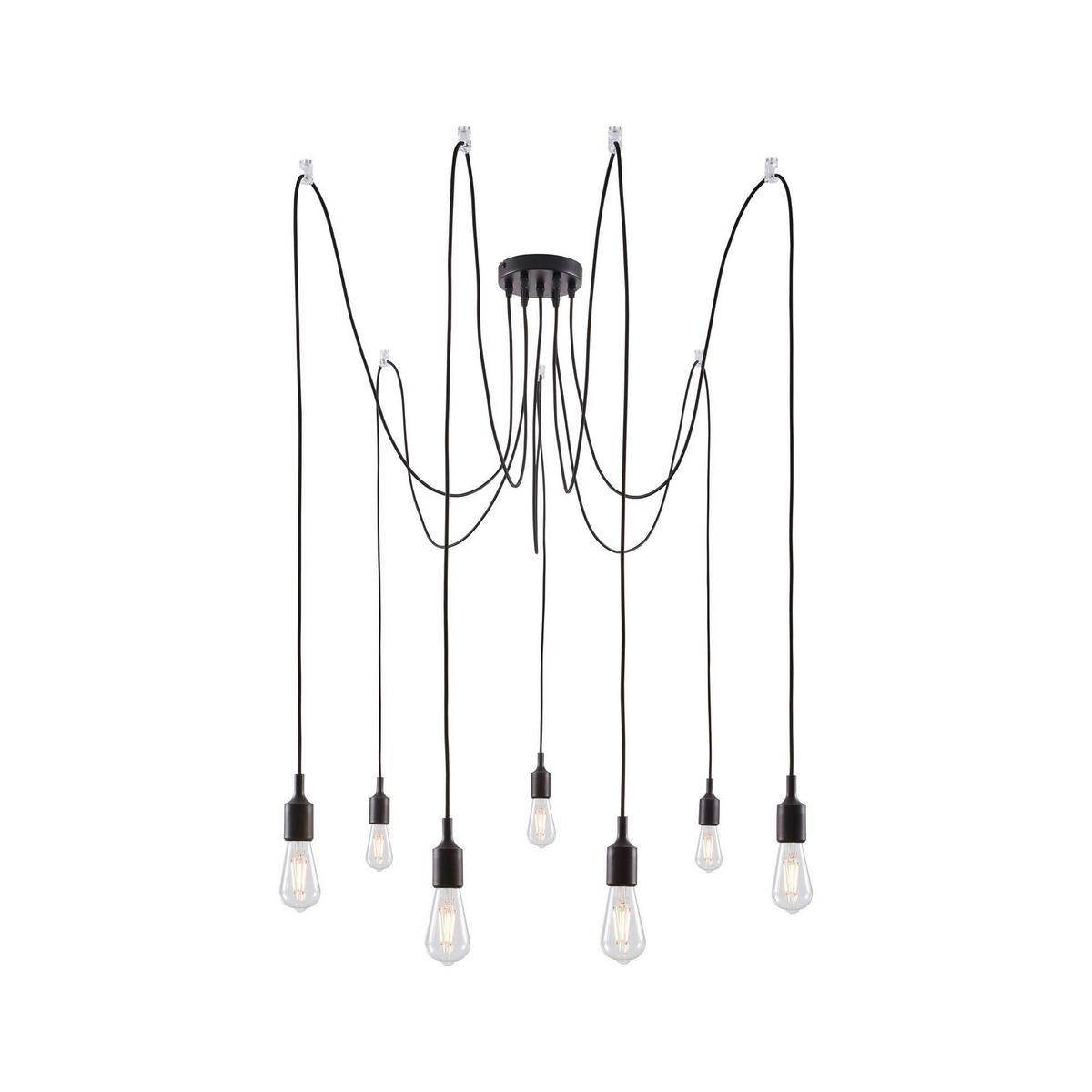 Hängeleuchte Ketil in Schwarz max. 60 Watt - Schwarz, Basics, Metall (15,0/200,0cm) - Paulmann