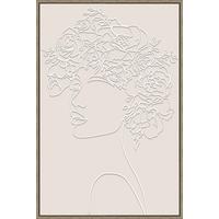 Keilrahmenbild Lotta ca. 60x90cm - Beige/Walnussfarben, MODERN, Holzwerkstoff/Kunststoff (60/90cm) - Premium Living