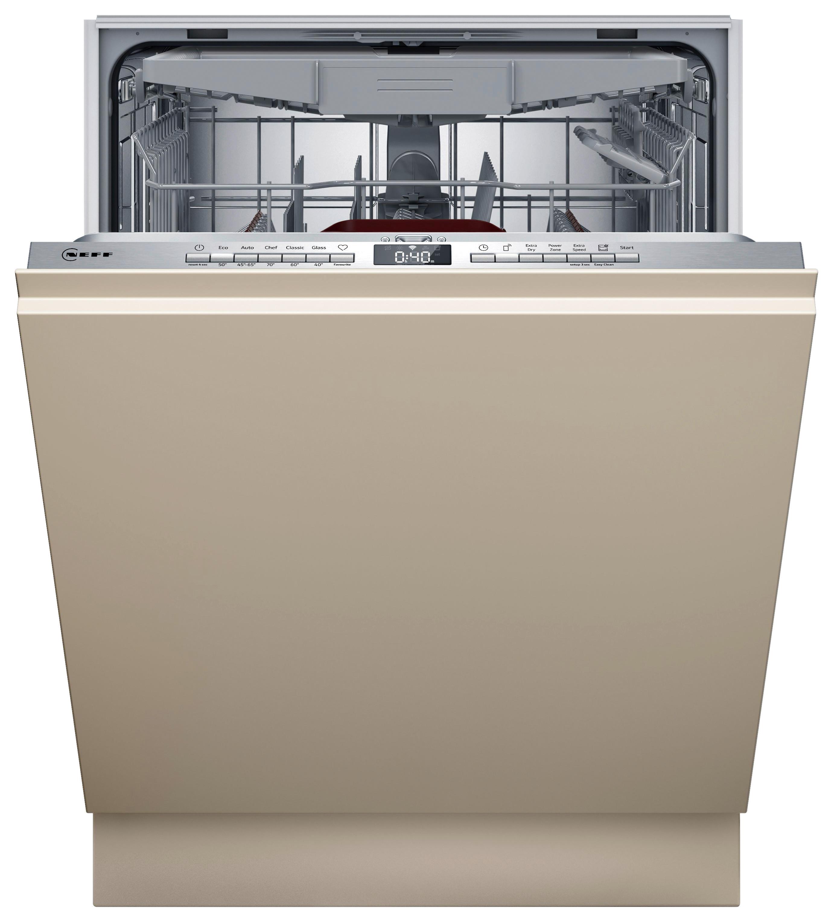 Geschirrspüler S155EVX04E Edelstahlfarben - Edelstahlfarben, MODERN, Metall (59,8/81,5/55cm) - Neff