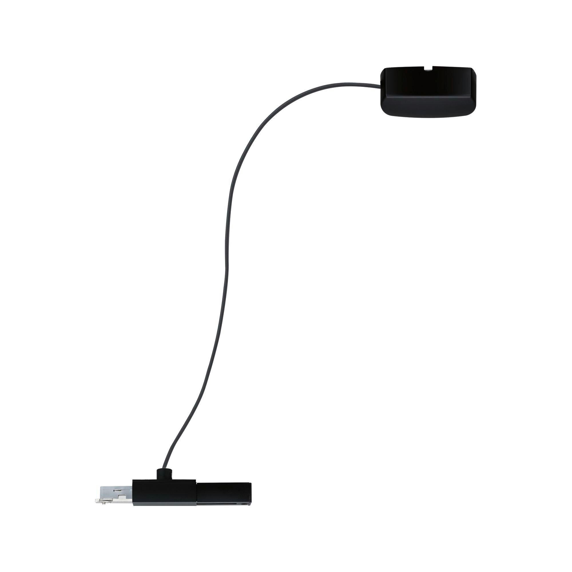 Schienensystem-Einspeiser Urail Cable Feed max. 1000 W - Schwarz, Basics, Kunststoff/Metall (70cm) - Paulmann