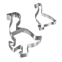 Süteménykiszúró Liba - világosszürke, fém - Metaltex