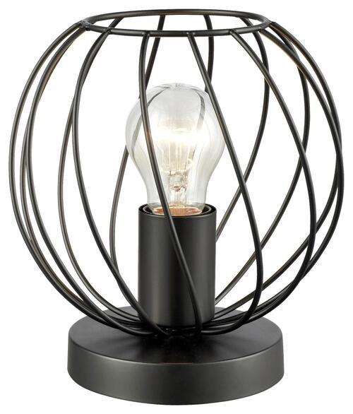Tischleuchte Ottula max. 40 Watt - Schwarz, Modern, Metall (18/18,5cm) - Modern Living