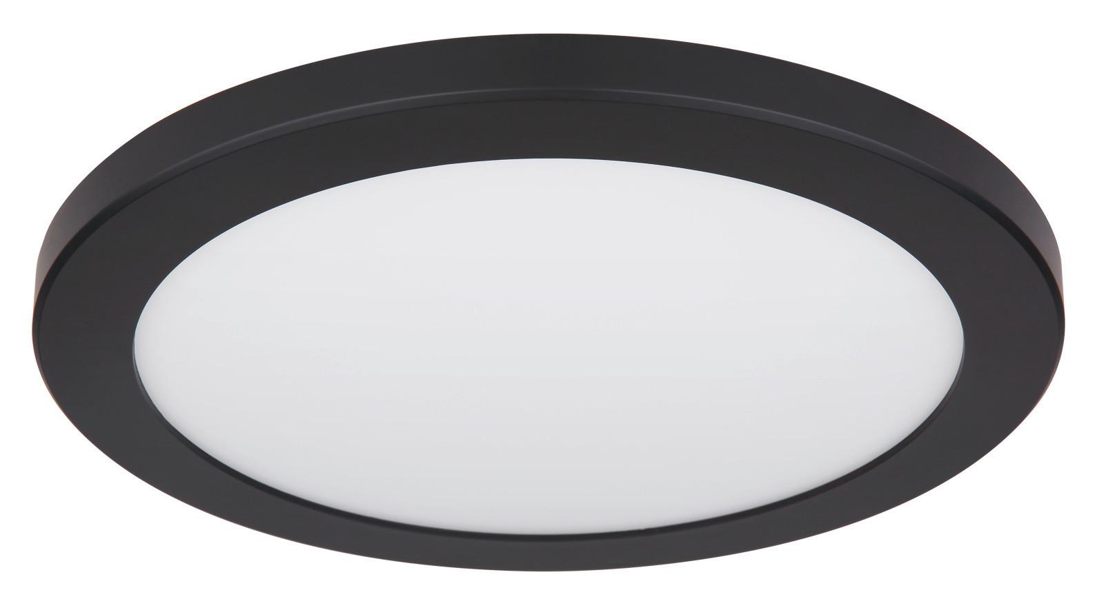 LED Mennyezeti Lámpa Lasse 12379-24b - Fekete, Műanyag (29,8cm)