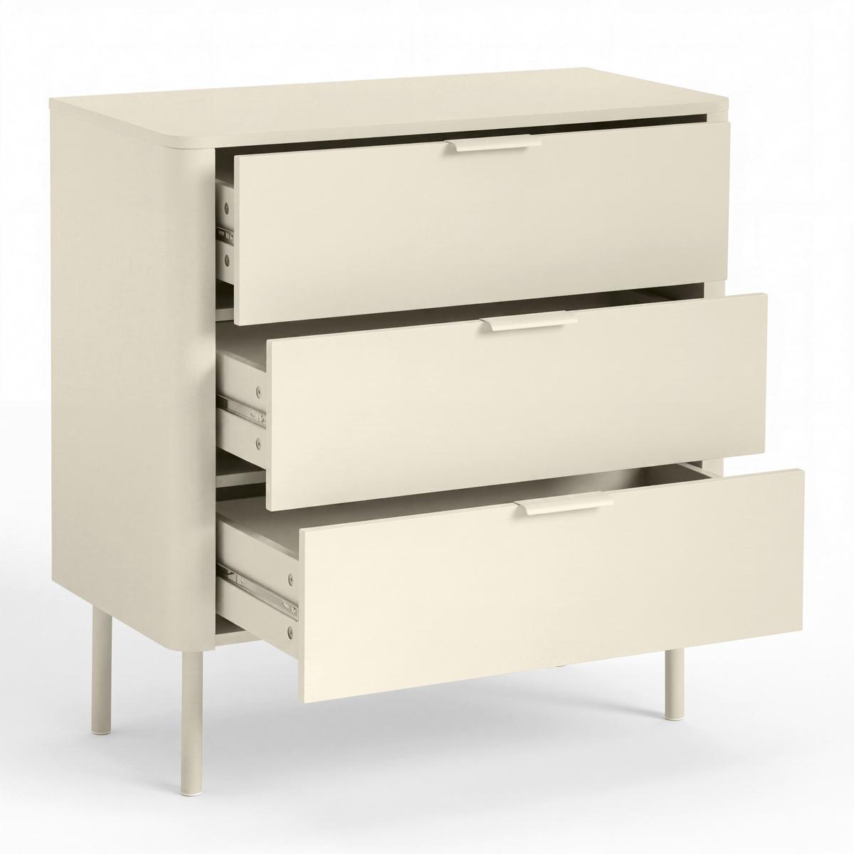 Kommode Mdf/eisen - Kaschmir, Modern, Holzwerkstoff/Metall (80/85/40cm) - Bessagi Home