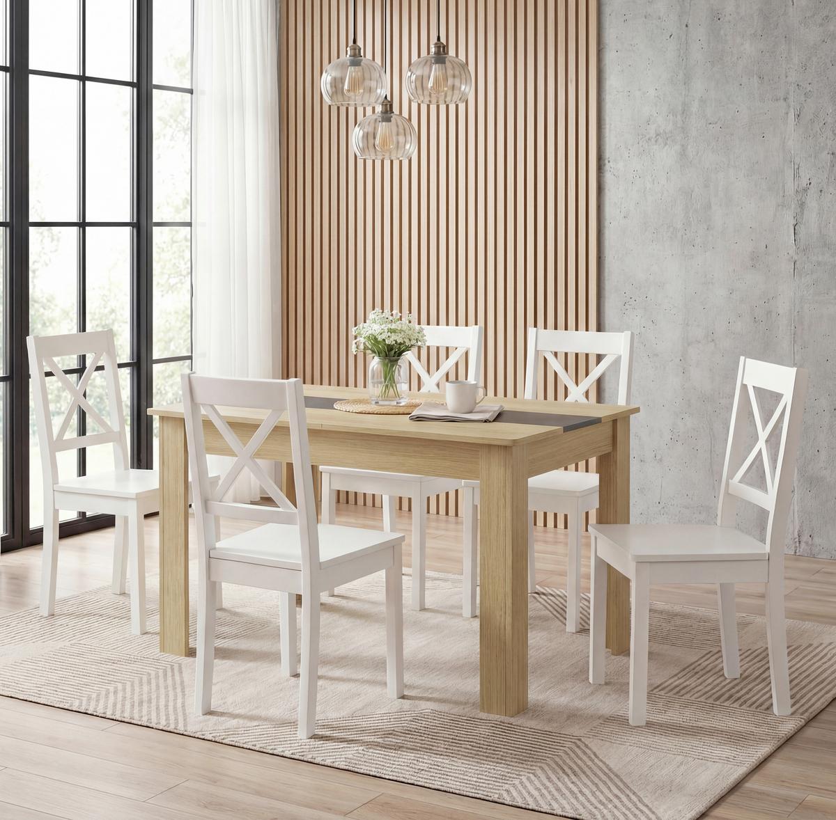 Esstisch Vcm Esstisch "disalo" 115x80 - Honigeiche, Modern, Holzwerkstoff (115/80/75cm) - MID.YOU