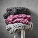 Kuscheldecke Berita ca.127x152cm - Hellgrau, Textil (127/152cm) - Mömax modern living