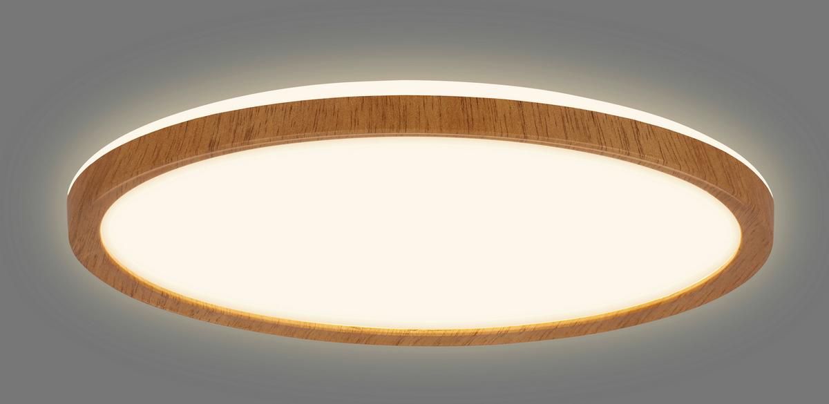 PANEL LED 7450314 TAVA WOOD - kolor dębowy, Modern, tworzywo sztuczne (29/3cm)