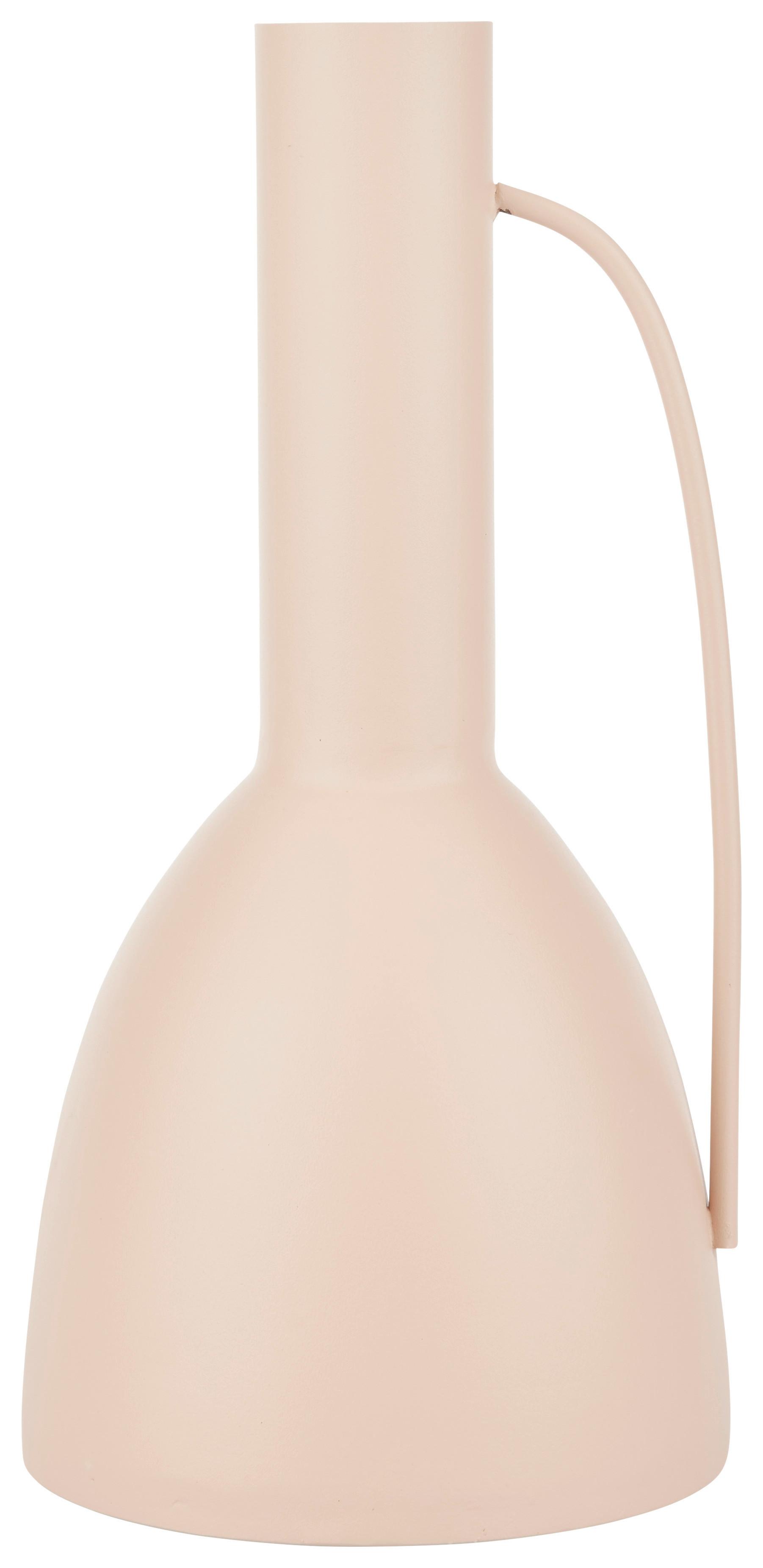 Váza Mirja - rózsaszín, Konventionell, fém (15/30cm) - Modern Living