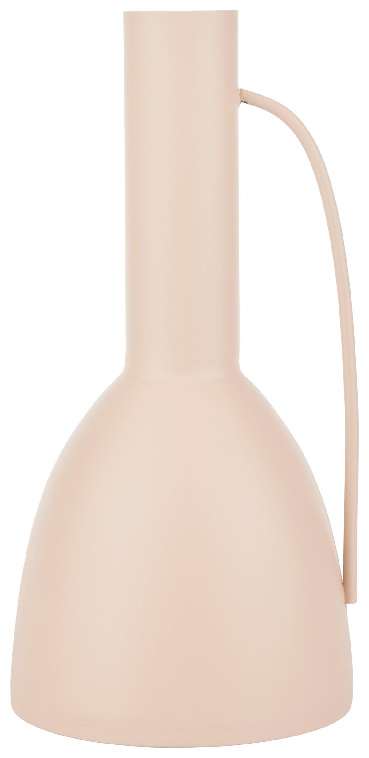 Váza Mirja - rózsaszín, Konventionell, fém (15/30cm) - Modern Living