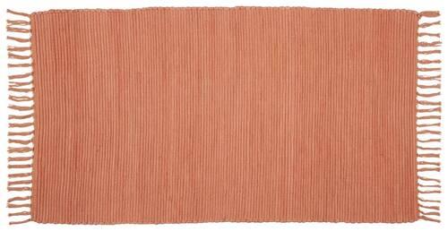 Fleckerlteppich Julia in Apricot ca. 70x230cm - Orange, ROMANTIK / LANDHAUS, Textil (70/230cm) - Modern Living
