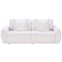 Sofa Corsico - bež/crna, Moderno, tekstil/plastika (235/87/114cm) - Modern Living