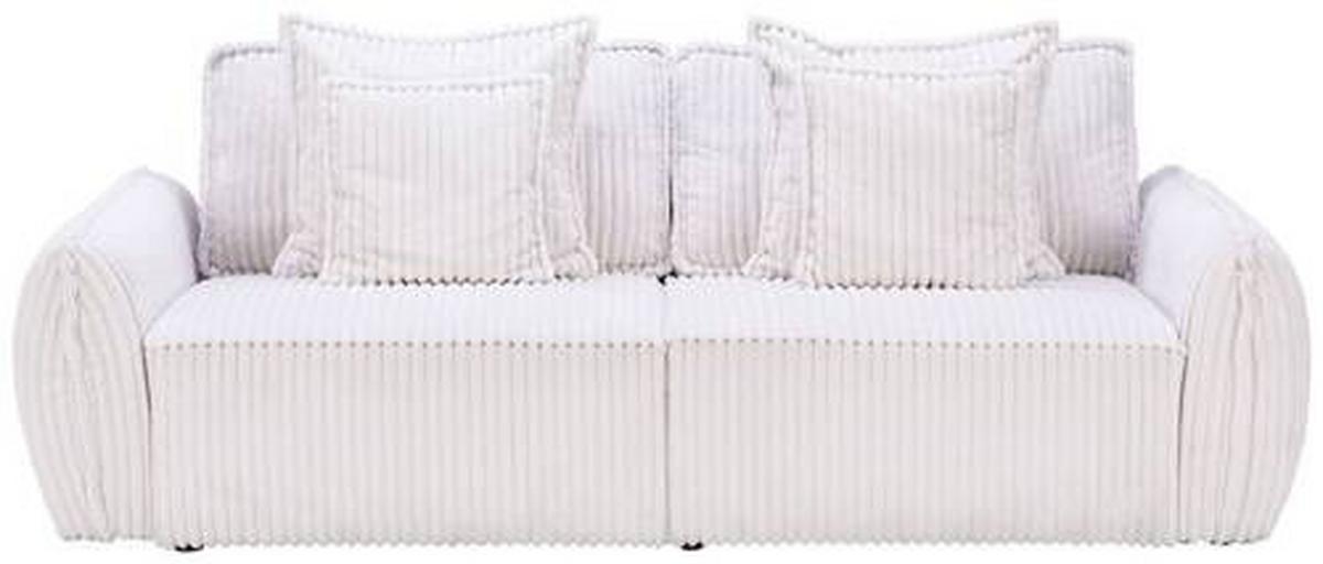 Sofa Corsico - bež/crna, Moderno, tekstil/plastika (235/87/114cm) - Modern Living