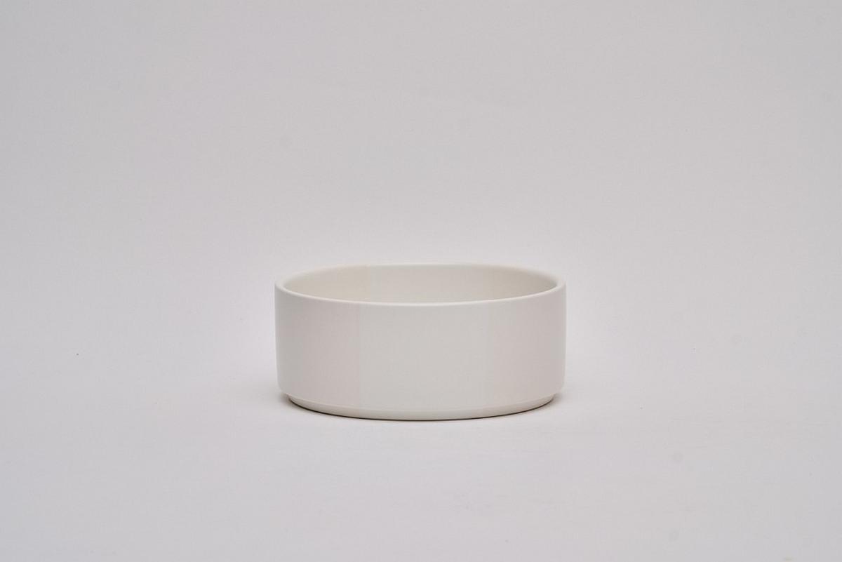 SERWIS OBIADOWO-ŚNIADANIOWY KYOTO STRISCIA - biały, Trend, ceramika - Novel