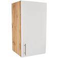 Kuhinjska Zgornja Omarica Stella H50-89 - bela/hrast, kovina/leseni material (50/89/37cm) Kuhinjska Zgornja Omarica Stella H50-89 - bela/hrast, kovina/leseni material (50/89/37cm)