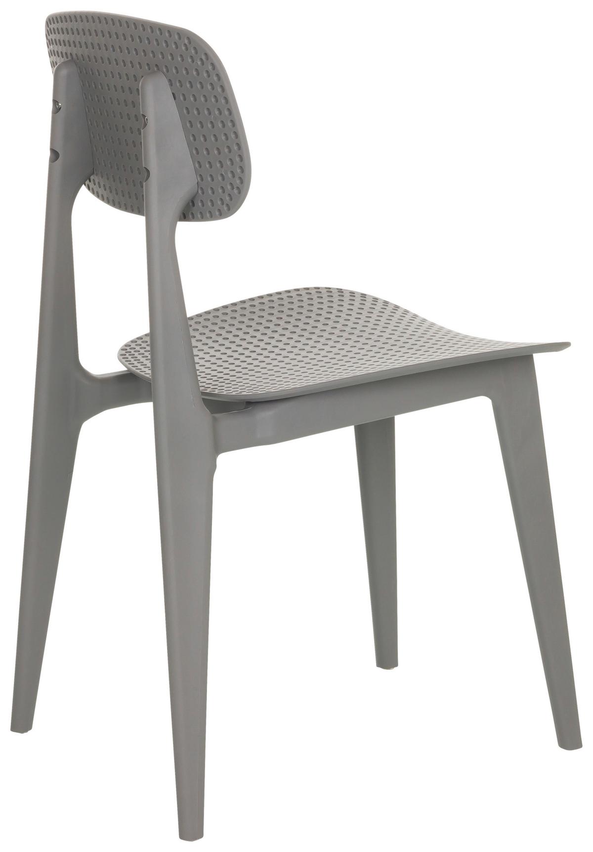 Vrtni Stol Artifo Hol, Siva - siva, Basics, umetna masa (42/79/51cm) - MID.YOU