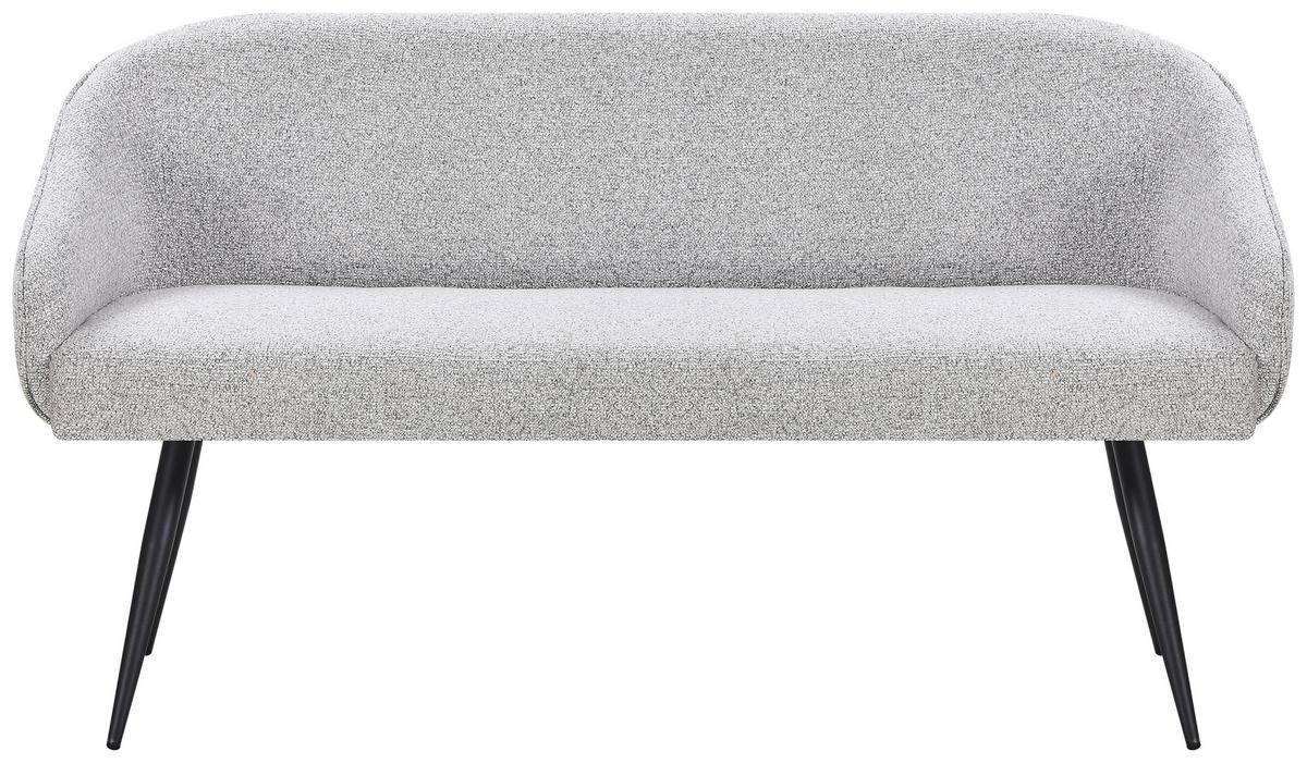 Klop Royal, Siva, Črna - siva/črna, Moderno, kovina/tekstil (150/82/62cm) - Livetastic