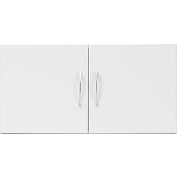 rehausse armoire in Weiss - Weiss/Alufarben, Konventionell, Holzwerkstoff/Kunststoff (80/40/40cm) - Mömax