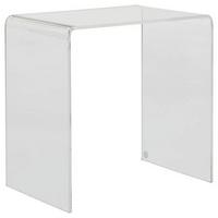 STOLIK BOCZNY 2357 - przejrzysty, Design, tworzywo sztuczne (44/29,5/42,5cm)