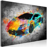 Slika Na Platnu Aerodynamics - večbarvno, Basics, tekstil/les (90/60/1,2cm) - artgeist