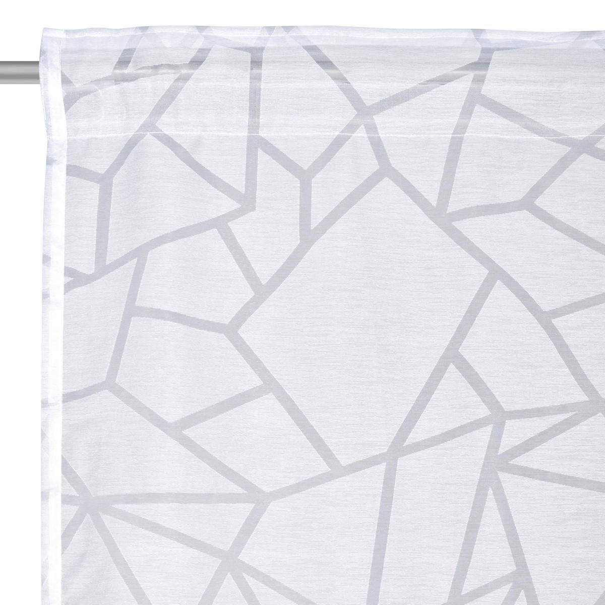 ZASŁONA GOTOWA MALTE - biały, Design, tkanina (135/245cm) - Esposa