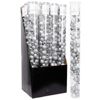 Christbaumkugel-Set PINKY - Silberfarben, Kunststoff (95/10,5/10,5cm)