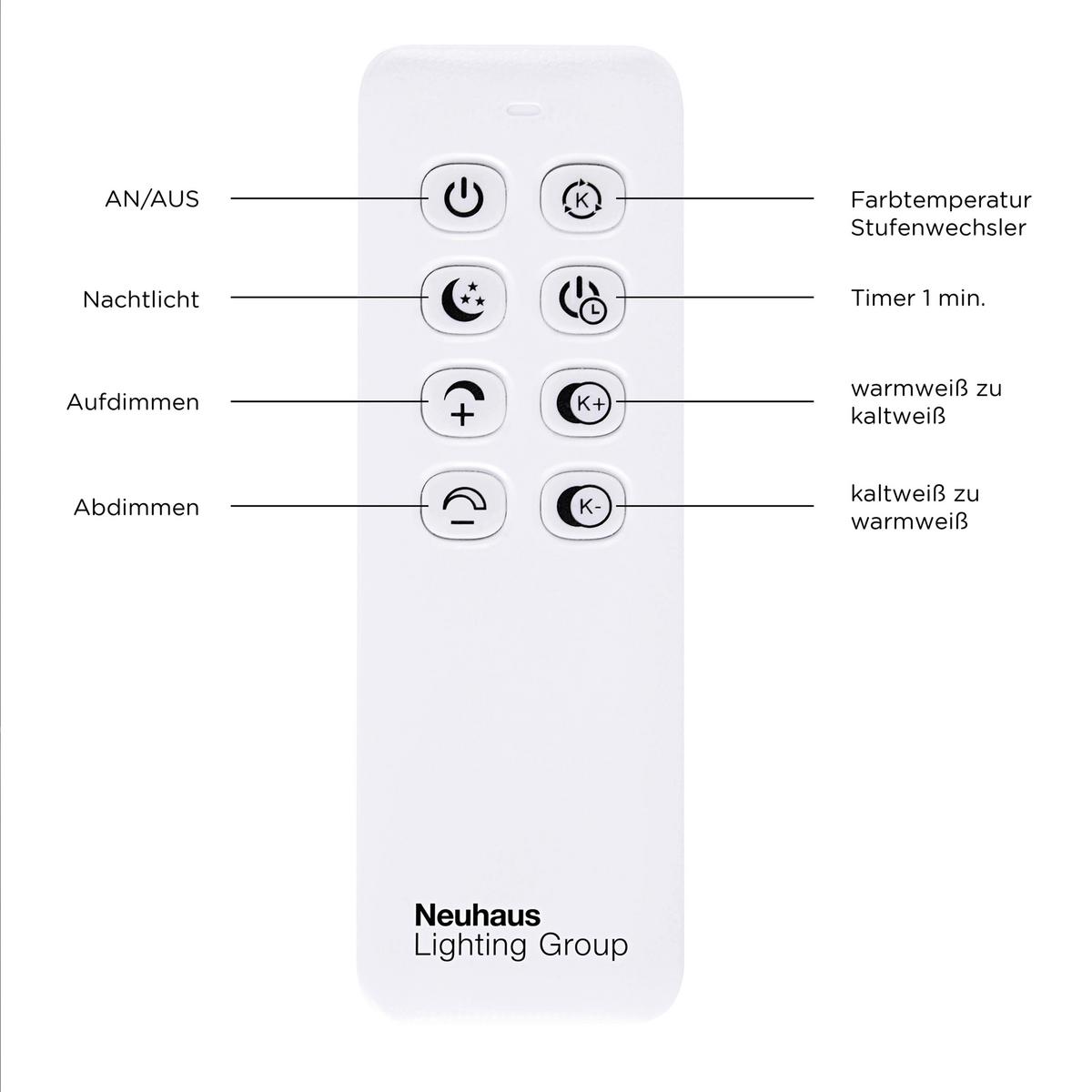 LED-Deckenleuchte Iven max. 30 Watt - Schwarz, Design, Kunststoff/Metall (60,5/32,5/6,5cm)