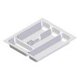 Besteckeinsatz Zubehör / Weiß - Weiß, MODERN, Kunststoff (33,3/5/38,4cm) - FlexWell.ai Besteckeinsatz Zubehör / Weiß - Weiß, MODERN, Kunststoff (33,3/5/38,4cm) - FlexWell.ai
