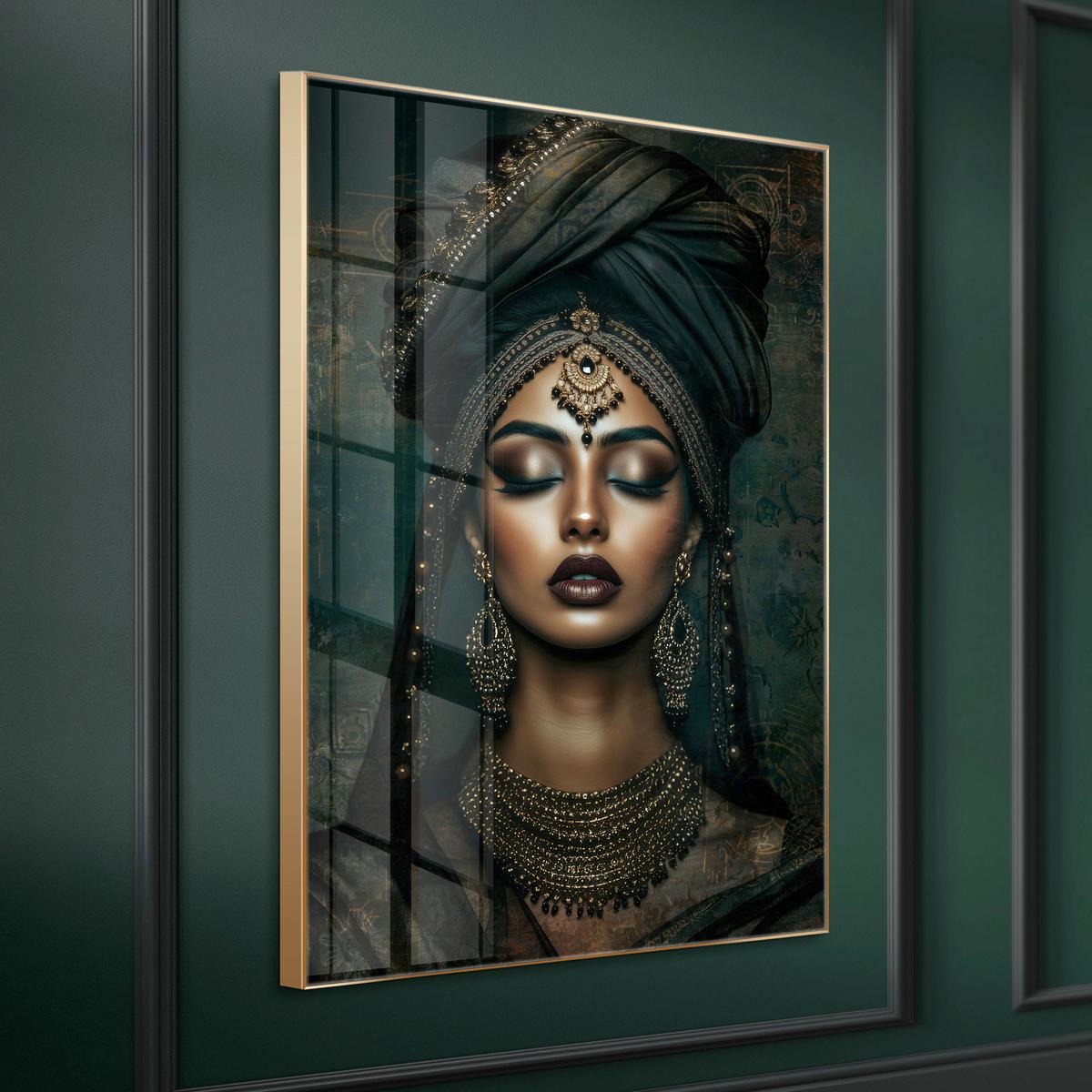 Glasbild Multicolor ca. 80x120cm - Multicolor, Basics, Glas/Holz (80/120cm)