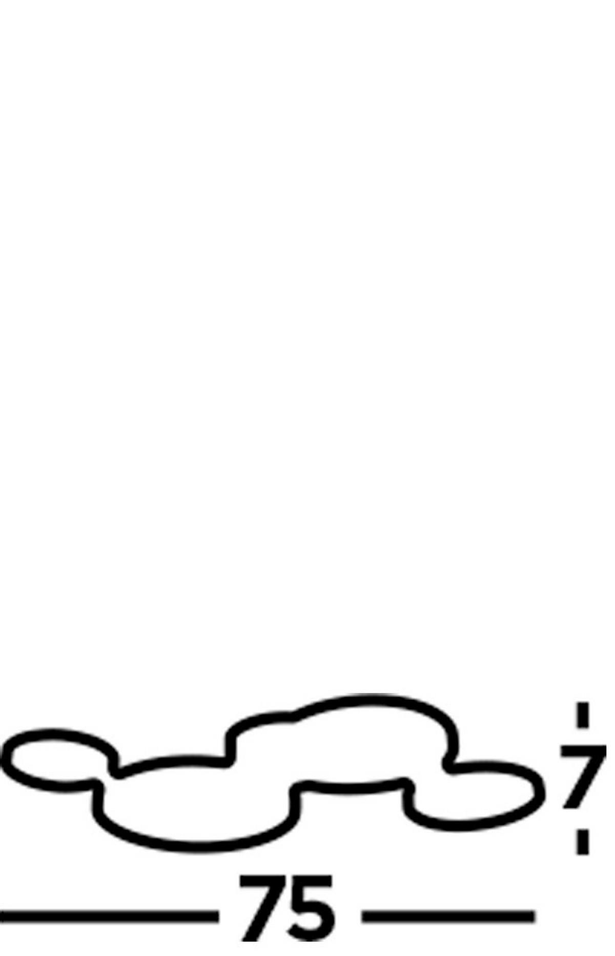 Led Mennyezeti Lámpa Solexa 4lt 2004-4cc - krómszínű/fehér, Design, műanyag/fém (75/50/7,4cm)