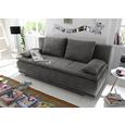 Sofa mit Schlaffunktion in Grau 'Luigi LUX.3DL' - Silberfarben/Grau, MODERN, Holzwerkstoff/Kunststoff (208/93/105cm) - Livetastic Sofa mit Schlaffunktion in Grau 'Luigi LUX.3DL' - Silberfarben/Grau, MODERN, Holzwerkstoff/Kunststoff (208/93/105cm) - Livetastic