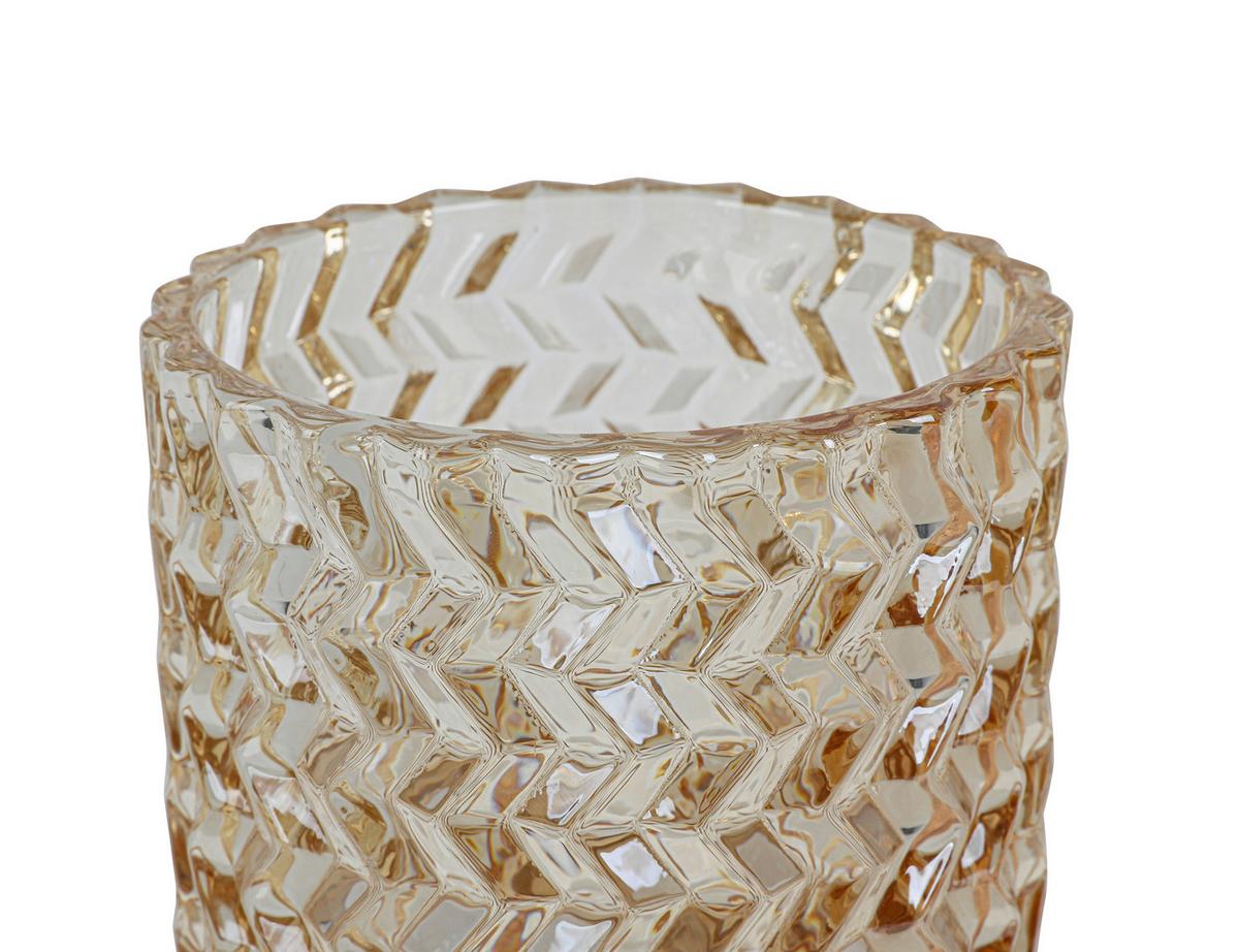 Stolna Punjiva Svjetiljka Ambu 11/14,5cm - cappuccino/boje jantara, Moderno, staklo/metal (11/14,5cm) - Mömax