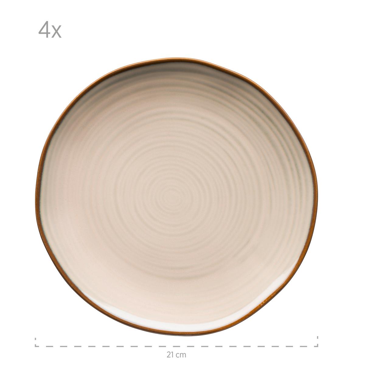 FRÜHSTÜCKSSET FRÜHSTÜCKSSET, 931818 - Beige, Basics, Keramik - Mäser