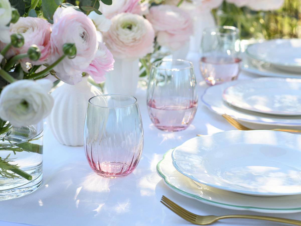 Set Kozarcev Spring, 4-Delni - večbarvno, Basics, steklo (360ml) - Creatable