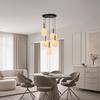 HÄNGLAMPA SCHER - vit/svart, Modern, metall/glas (54/57,5/150cm)
