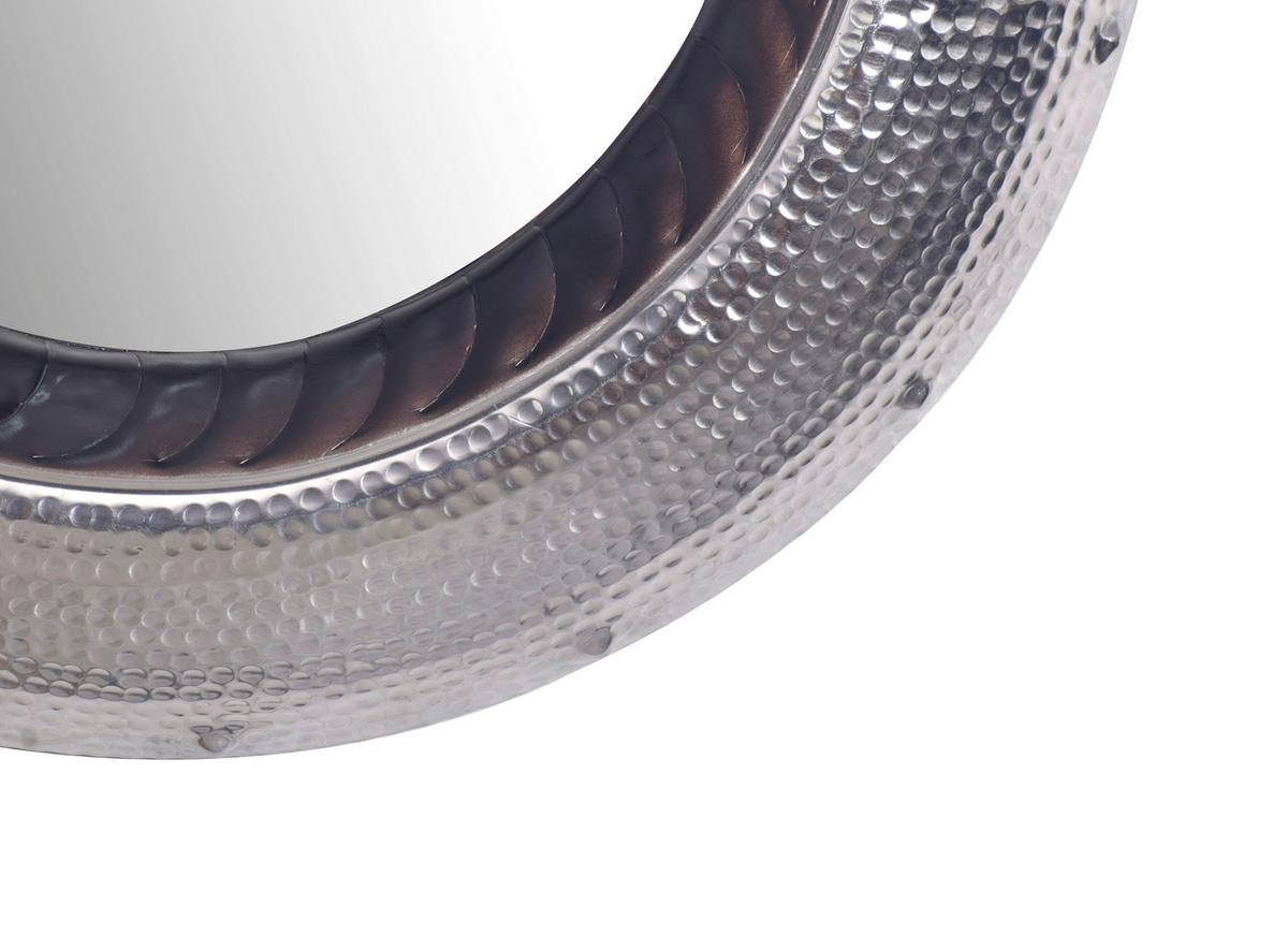 WANDSPIEGEL WL7.117 - Silberfarben, Design, Glas/Metall (74/74/9cm) - MID.YOU