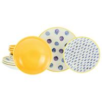 Jedilni Servis Maisie Bunt, 12-Delni - modra/rumena, Basics, keramika - Creatable