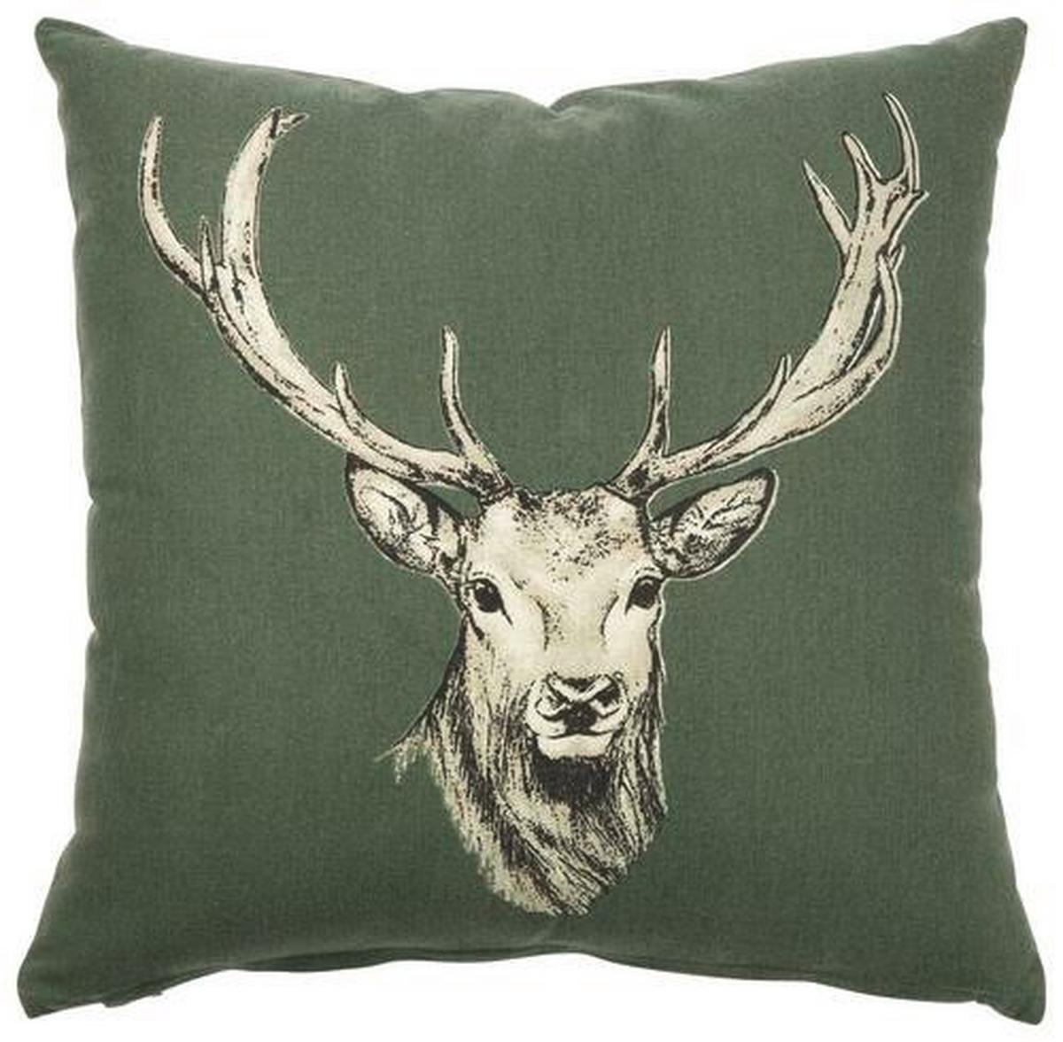 Zierkissen Witti in Grün ca. 45x45cm - Grün, Modern (45/45cm) - Modern Living