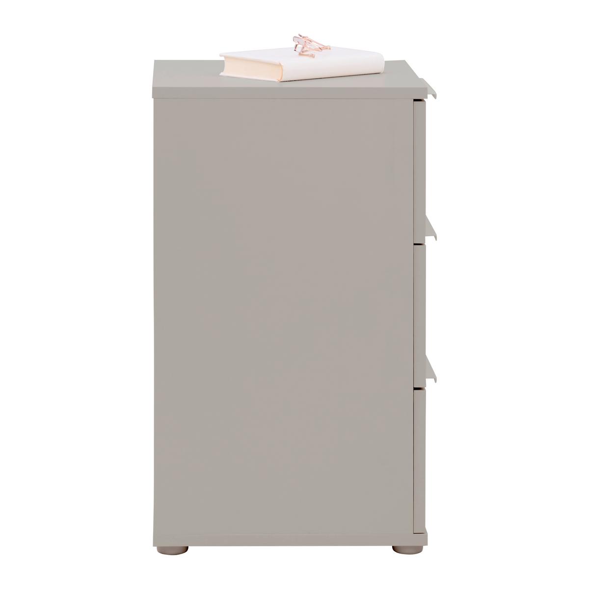 Nachttisch Dune Kaschmir ca. 40x65x38cm - Kaschmir, MODERN, Holzwerkstoff/Metall (40/65/38cm) - Mömax