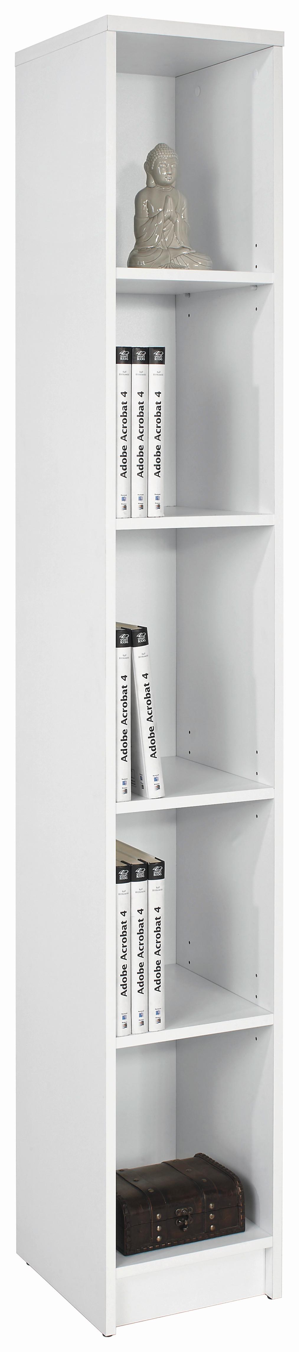 Regal 4-You Yur06 - bela, Moderno, leseni material (30/189,5/35,2cm) - Mömax