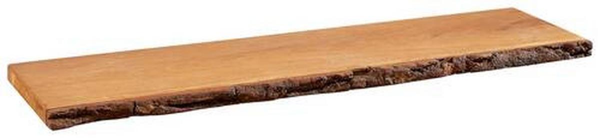 PÓŁKA ŚCIENNA WOODY - kolor dębowy, Basics, drewno (80/2,5/23cm) - Landscape