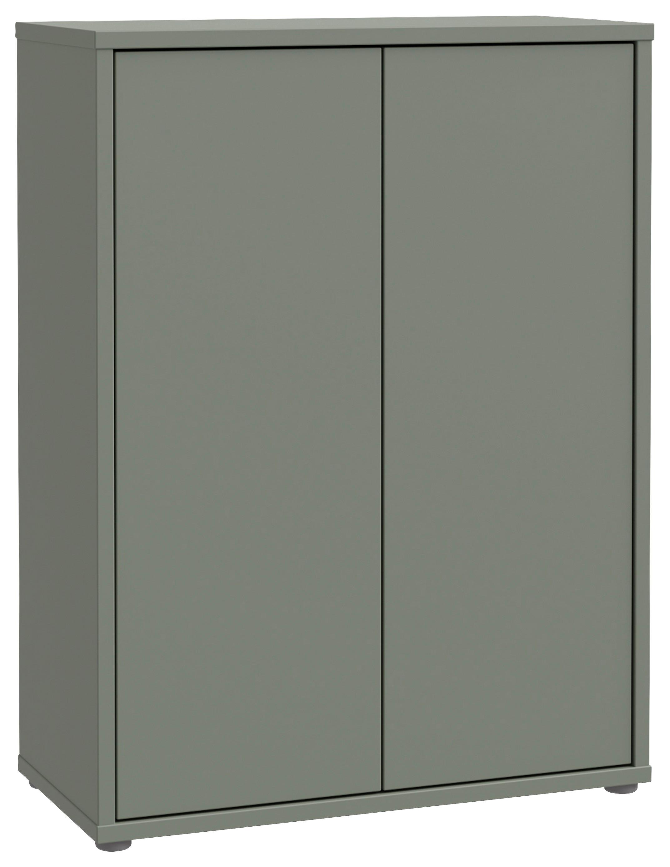 Omara Za Čevlje Alice, Žajbljevo Zelena - siva/žajbljevo zelena, Moderno, umetna masa/leseni material (74,5/99,1/34,9cm) - Xora